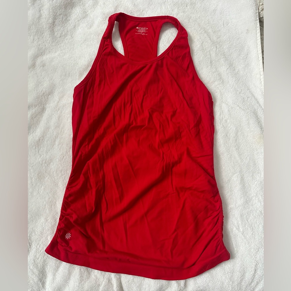 Athleta Speedlight Racerback Tank RED size Large